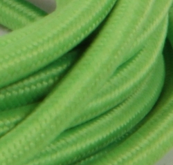 Zelený textilní kabel CYSY 3x0,75