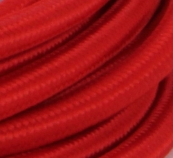 Červený kabel opletený CYSY 3x0,75mm