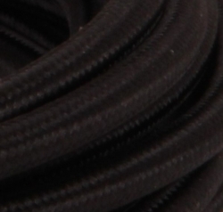 Černý textilní kabel CYSY 3x0,75
