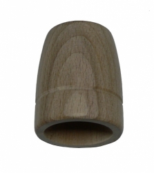 Dřevěná krytka objímky E27 kulatá