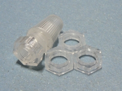 Matice plastová  M10x1 transparentní