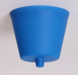 Modrá stropní plastová krytka