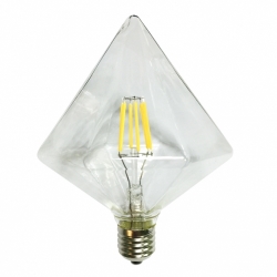 Retro žárovka LED BR125-230V-6W-E27  